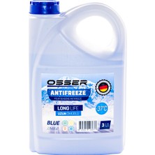 OSSER Antifriz 3 LT Mavi -37 Derece 6'Lı Avantaj Paket (Üretim Yılı 2024)