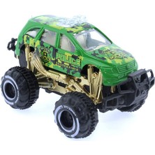 Oyuncakmatik Die Cast Off Road Mini Polis Aracı - Yeşil