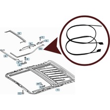 ESC ESR561 Mercedes W203 W211 C209 C215 C219 İçin Sunroof Tamir Teli A2157800589