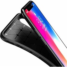 Apsuwa Apple iPhone x Karbon Görünüm Negro Silikon Kılıf