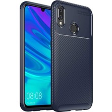 Apsuwa Huawei P Smart 2019 Karbon Görünüm Negro Silikon Kılıf