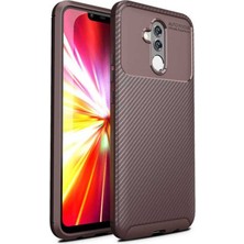 Apsuwa Huawei Mate 20 Lite Karbon Görünüm Negro Silikon Kılıf