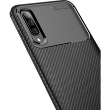 Apsuwa Xiaomi Mi 9 Kılıf Negro Silikon Karbon Desen + Ekran Koruyucu Nano