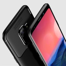 Apsuwa Samsung Galaxy S9 Karbon Görünüm Negro Silikon Kılıf + Ekran Koruyucu Nano