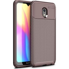 Apsuwa Xiaomi Redmi 8A Kılıf Negro Silikon Karbon Desen + Ekran Koruyucu Nano