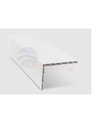 As Plastik KPP212/ 60*90 Pervaz Beyaz 6 mt