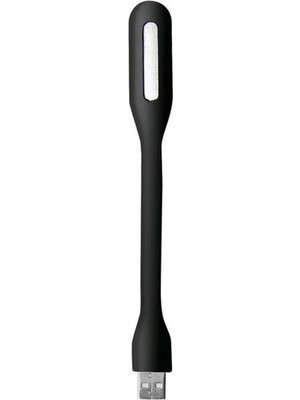 PrimeX Plus Px-40 Siyah USB Led, Esnek USB LED Aydınlatma (Güçlendirilmiş Beyaz Işık)