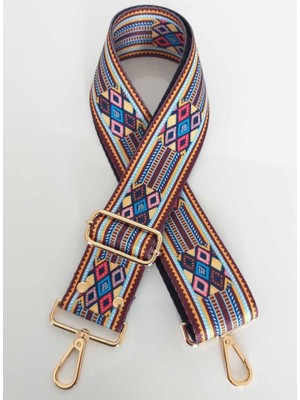 Angel Çanta Aksesuar Polyester Kolon 120X5 cm No:21 Light Gold Metalli