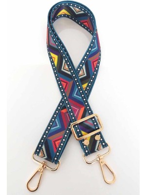 Angel Çanta Aksesuar Polyester Kolon 120X4 cm No:12 Light Gold Metalli