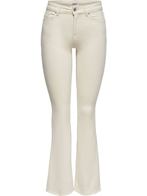 Only Blush Life Kadın Krem Jean Pantolon (15230778-ECRU)
