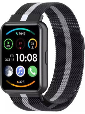 Mi7a Huawei Watch Fit 2 Uyumlu Metal Mıknatıslı Kordon