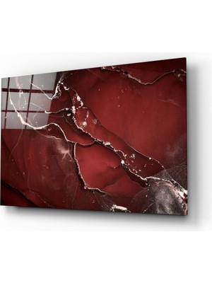 Insigne Soyut Cam Tablo - 72X46 cm