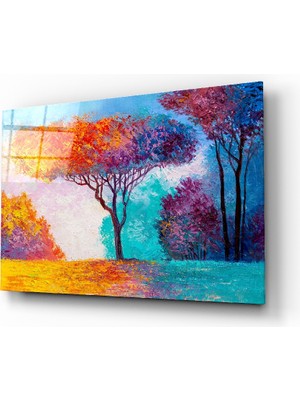 Insigne Sonbaharın Hikayesi Cam Tablo - 72X46 cm
