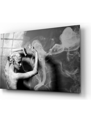 Insigne Dumanın Dansı Cam Tablo - 72X46 cm
