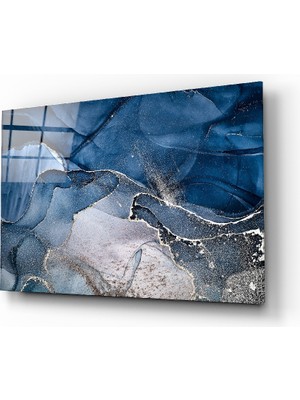 Insigne Soyut Derinlik Cam Tablo - 72X46 cm