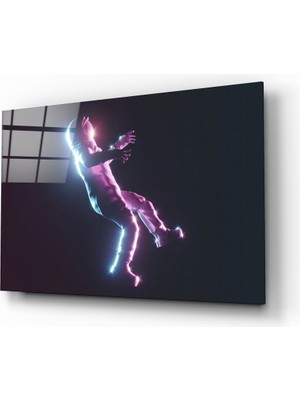 Insigne Astronot Cam Tablo - 72X46 cm