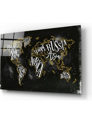 Insigne Modern Dünya Haritası - 110X70 cm