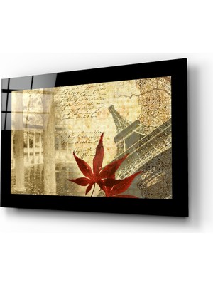 Insigne Eyfel Kulesi Cam Tablo - 72X46 cm