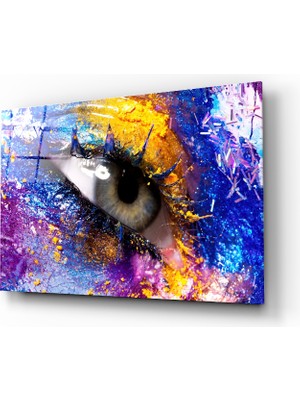 Insigne Göz Bebeği Cam Tablo - 72X46 cm