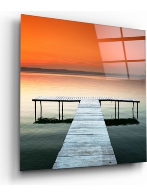 Insigne Rıhtım Cam Tablo - 60X60 cm