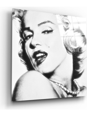 Insigne Marilyn Monroe Cam Tablo - 40X40 cm