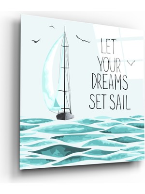 Insigne Hayaller Cam Tablo - 40X40 cm