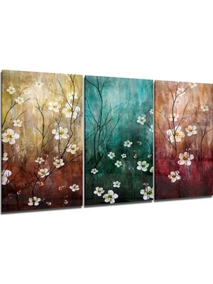 Insigne Papatyalar Cam Tablo - 3 Adet 72X46 cm