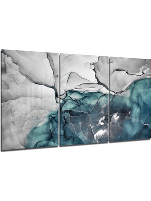 Insigne Soyut Cam Tablo - 3 Adet 72X46 cm