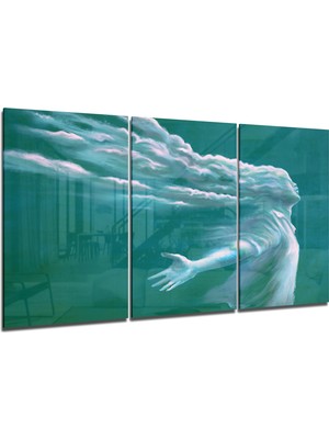 Insigne Özgürlük Cam Tablo - 3 Adet 72X46 cm