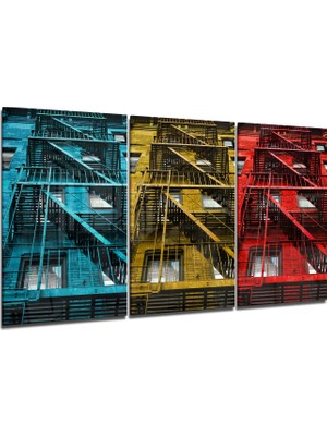 Insigne Binalar Cam Tablo - 3 Adet 72X46 cm