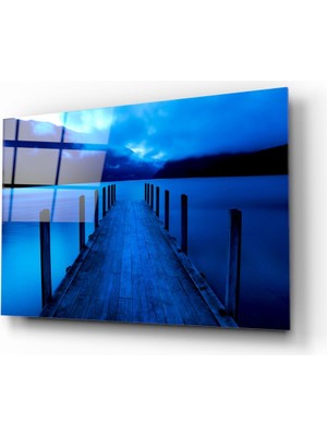 Insigne Rıhtım Cam Tablo - 72X46 cm