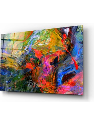 Insigne Renk Patlaması Cam Tablo - 72X46 cm