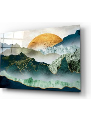 Insigne Gün Doğumu Cam Tablo - 72X46 cm