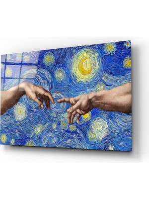 Insigne Sanatsal Cam Tablo - 72X46 cm