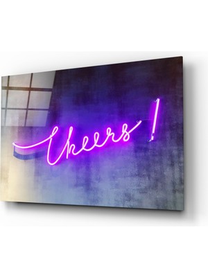 Insigne "cheers" Cam Tablo - 72X46 cm