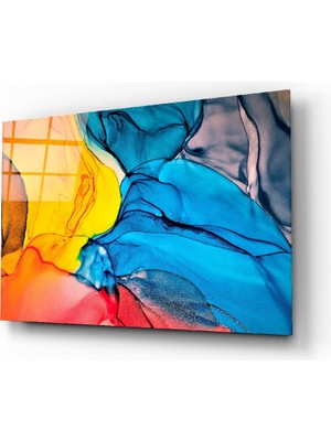 Insigne Renklerin Dansı Cam Tablo - 72X46 cm