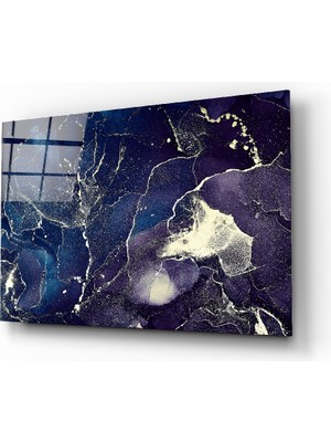 Insigne Soyut Derinlik Cam Tablo - 72X46 cm