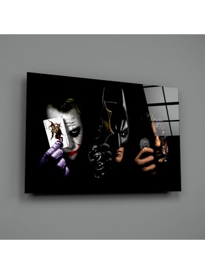 Insigne Batman, Joker, Harvey Cam Tablo - 72X46 cm