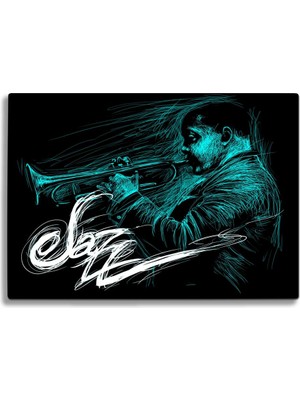 Insigne Jazz Uv Baskılı Cam Kesme Tablası 35X25 cm