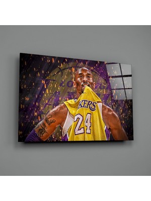 Insigne Kobe Bryant Cam Tablo - 72X46 cm