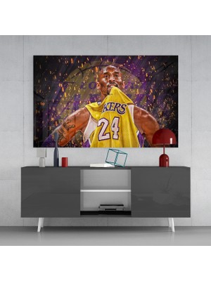 Insigne Kobe Bryant Cam Tablo - 72X46 cm