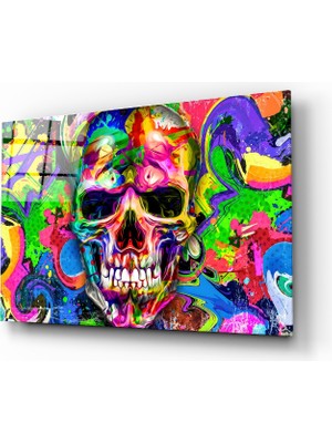 Insigne Kurukafa Cam Tablo - 72X46 cm