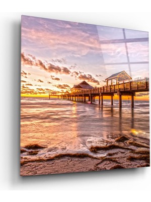 Insigne Rıhtım Cam Tablo - 60X60 cm