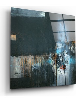 Insigne Kayıp Silüet Cam Tablo - 40X40 cm