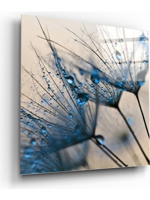 Insigne Çiçek Cam Tablo - 60X60 cm