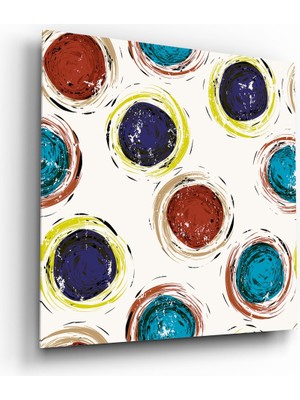 Insigne Renkli Çekirdekler Cam Tablo - 40X40 cm