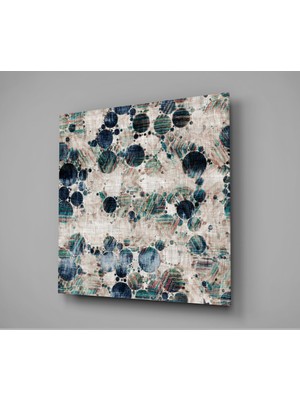 Insigne Mikroskop Görüntüsü Cam Tablo - 40X40 cm