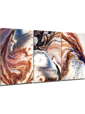 Insigne Renklerin Dansı Cam Tablo - 3 Adet 72X46 cm