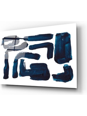 Insigne Çizgiler Cam Tablo - 72X46 cm