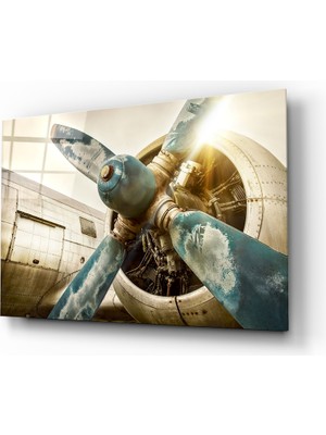 Insigne Uçak Cam Tablo